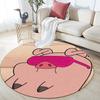 Waddles pattern round rug,Carpet Rug for Living Room Bedroom Playroom ,Non-slip Floor Mat,Holiday Gifts and Birthday Gifts.