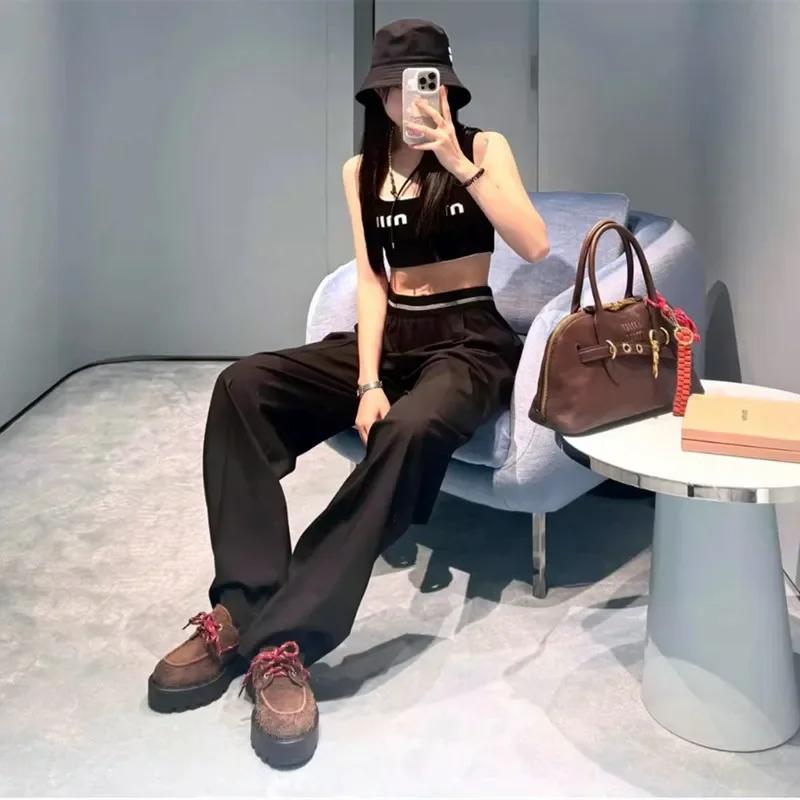 Fashion High Quality Retro Lace Women's Shoes Fashion Leather Chunky Heel Platform Shoes for Women Comfortable Non-slip Casual Sneaker