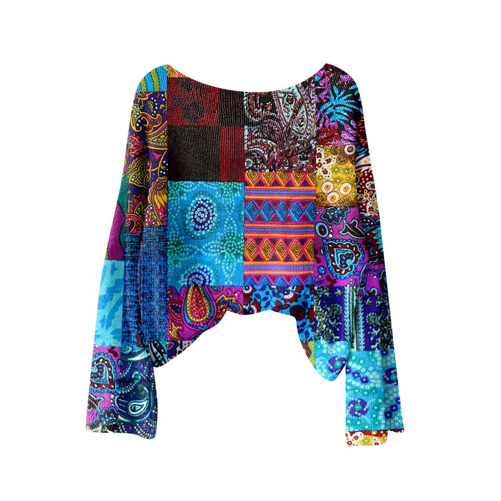 Women's Fashion Long Sleeve Christmas Snowman Snowflake Print Jacket Cardigan