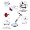 E27 Base 150W Infrared Therapy Light - 360° Clamp | Beauty & Health Home Muscle Relief Spa Lamp (White)