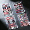 For Reflective Motorcycle Stickers, 3M Safety Warning At Night In the Dark Scooter Helmets