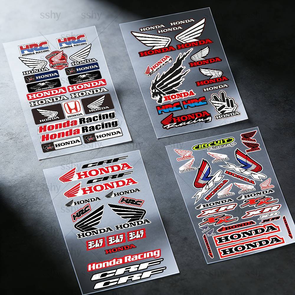 2026 AAFY1 For HONDA Reflective motorcycle stickers, 3M safety warning at night in the dark scooter helmets
