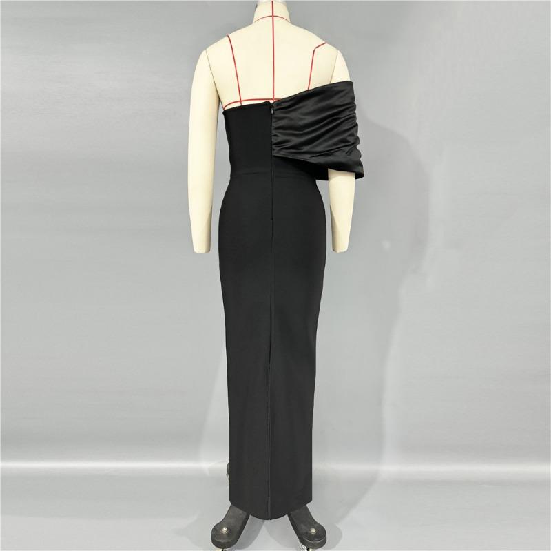 New bandage dress sexy evening dress rhinestone slim dress fashionable and elegant new women's clothing