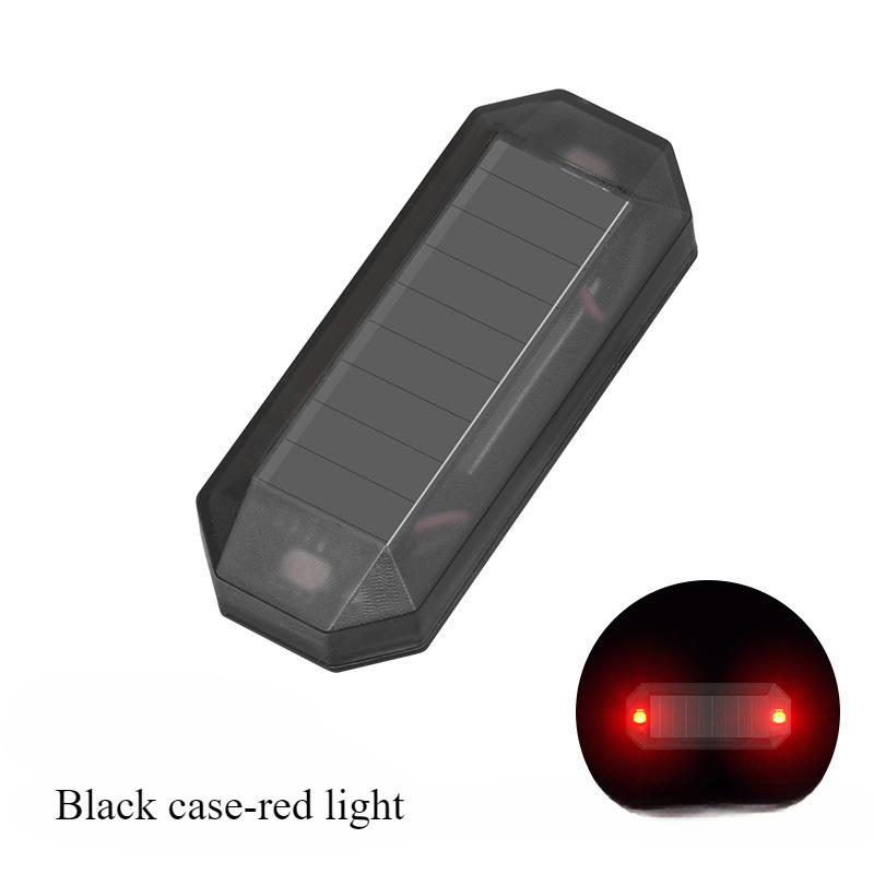 

SEAMETAL Мини светодиодный солнечный автомобильный сигнальный фонарь Беспроводной противоугонный сигнальный фонарь Мигающий сигнальный фонарь 1pc красный