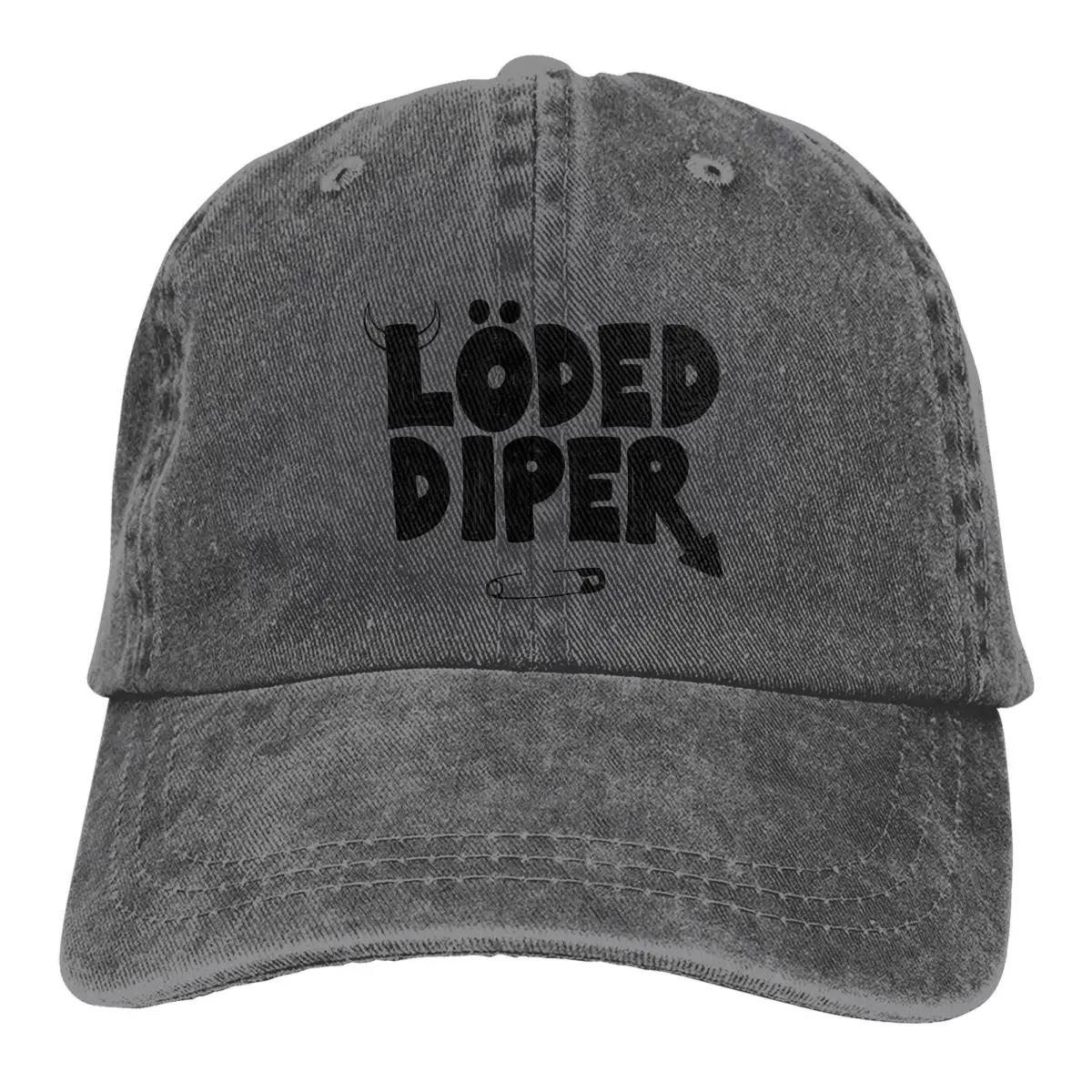 

Бейсболка Loded Diper Overlode Товары для мужчин и женщин Мода Состаренный хлопок Casquette Adjustable темно-серого