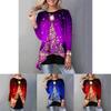 Women Christmas Tree Tops Cozy Long Sleeve Casual Xmas Pullover T Shirt Blouse