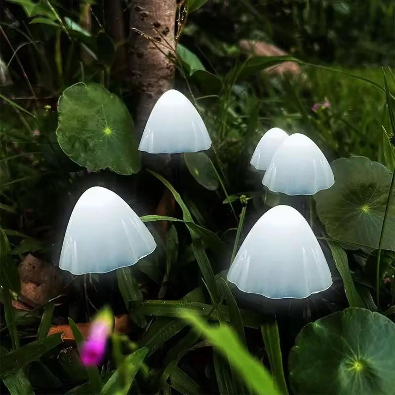 Mushroom String Lights Solar Fairy Lawn Lamp Outdoor Landscape Camping Garden Party Terrace Decoration Lights