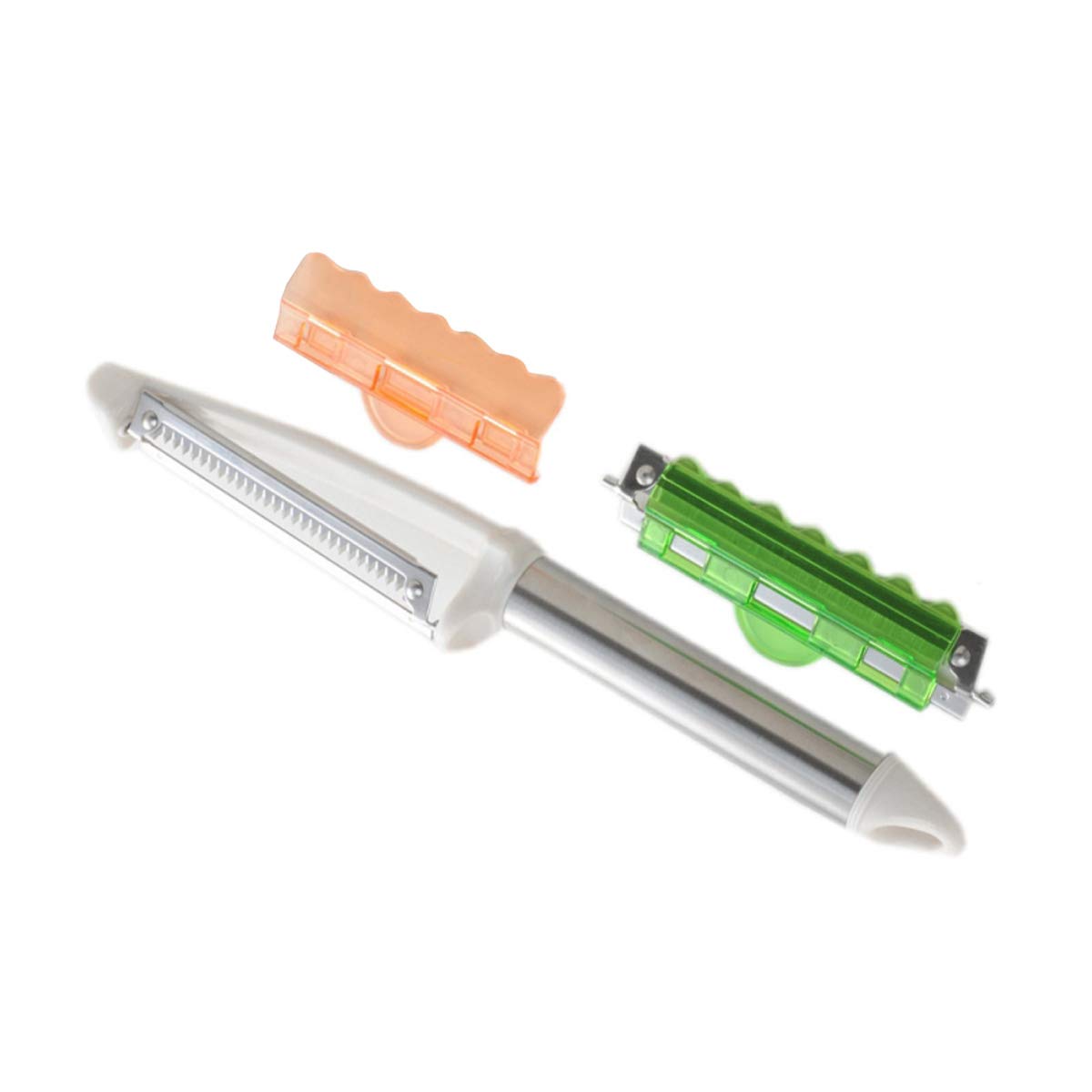 

ERNEST in Stainless Steel Vertical Peeler for Waffle Wave and with Safety Cover Cabbage a favorite brand of major [Made Japan] Julienne, Cut, Cut,