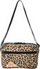 Outdoor Shoulder Bag ES RECTANGLE ZIP SHOULDER S 14cm X 23cm X 7cm Gold Leopard 3259270926