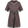 Herren Mittelalter Kostüm Wikinger Tunika Ritter Krieger Renaissance Hemden Mit Gürtel MDEC-020