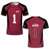 Haikyuu Nekoma High School Volleyball Jersey Kuroo Tetsuro #1 Kozume Kenma #5 Anime Cosplay