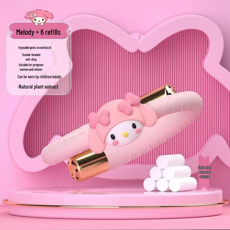 Sanrio Kuromi Mosquito-Repellent Wristband for Kids & Adults with Essential Oils