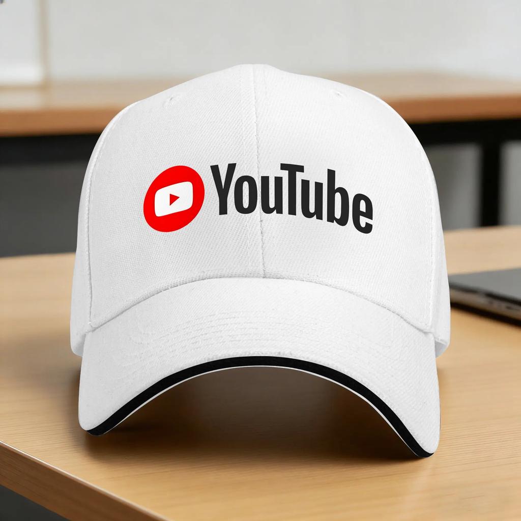 Youtube Sun Baseball Cap Summer Men Women Design Hip Hop Hats Adjustable Fashion Tennis Skate Baseball Caps