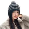 Windproof Warm Ear Protection Hat Foldable Ball Cap Korean Knitted Hat  for Autumn Winter