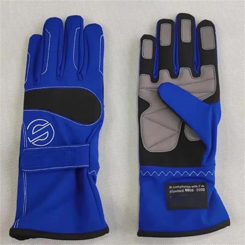 High-Grip SPCO Logo Racing Gloves - Professional Drifting Car Motorcycle Kart Driving Sports Hand Gloves for Competition