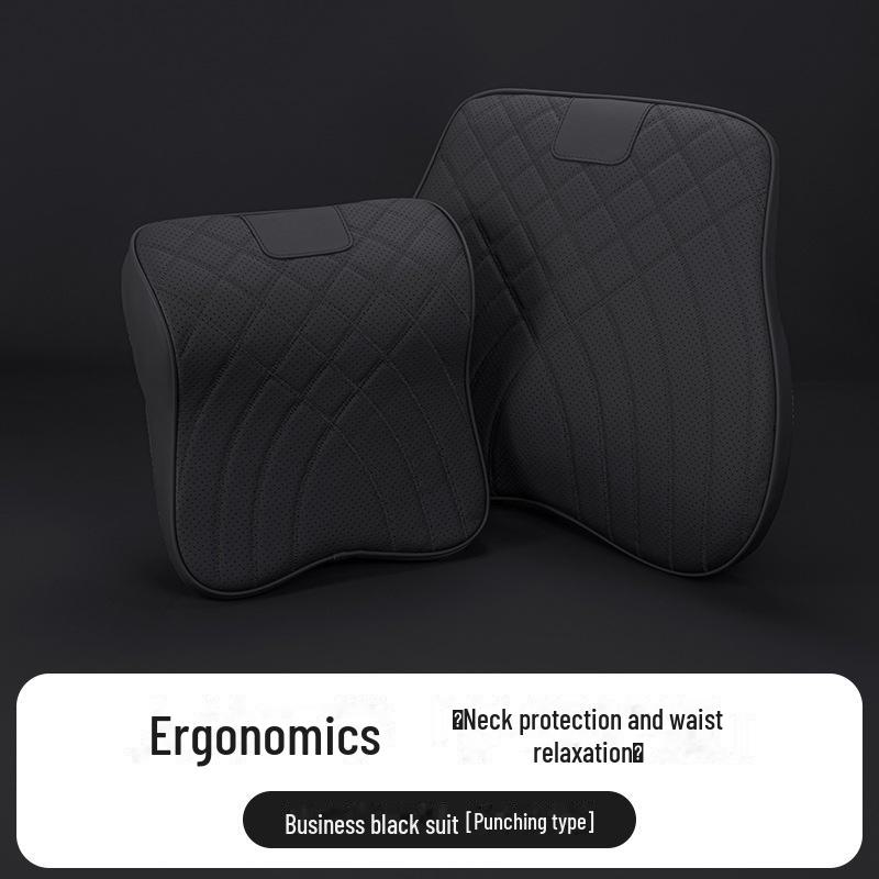 

Универсальный автомобильный подголовник с эффектом памяти и подушка для поддержки поясницы и шеи - Аксессуар для комфорта в салоне