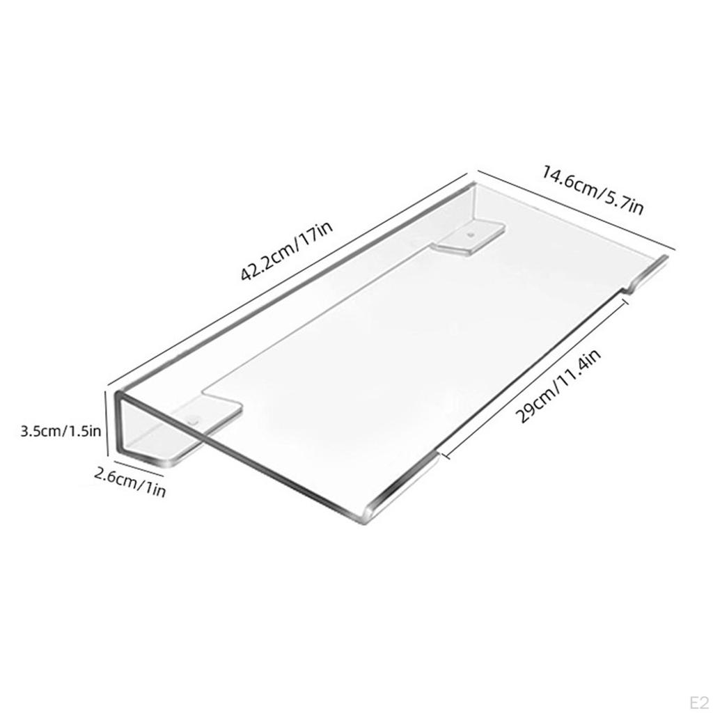 Neigbarer Computer-Tastaturständer, Ablagehalter, rutschfester, leichter PC aus Acryl