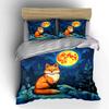 "Fox's moonlit haven" Bedding sets Duvet covers Pillowcases(1* Duvet Cover 2* Pillowcases without duvet insert)