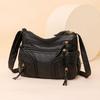 Retro Style Shoulder Bag Casual Crossbody Purse for Women Multi Pockets PU Leather Shoulder Bag Suitable for Daily Outings, Commuting, Shopping