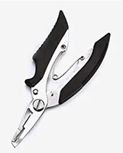 Multi-Functional Stainless Steel Fishing Scissor Pliers Braided Line Cutters Hook Remover