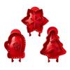 Christmas Cookie Pie Molds Plastic Cutters for Tree Snowflake Mittens Designs Mini Hand Pie Press