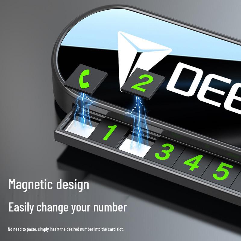 Laser Concealed Temporary Parking Number Plate for Shenlan Models s05/s07/l07/sl03/s09/g318/s7