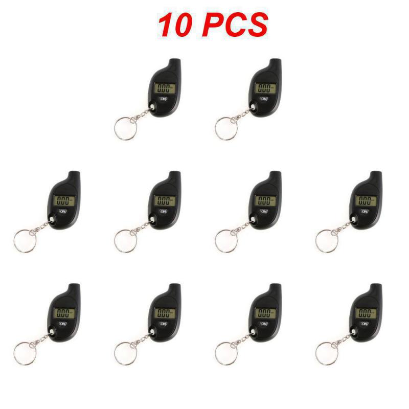 1 ~ 10 STÜCKE Mini Autoreifen Reifen Rad Luftdruckprüfer Tester Digital Mini Tragbare LCD-Anzeige Auto Werkzeug Reifendrucküberwachung Nr