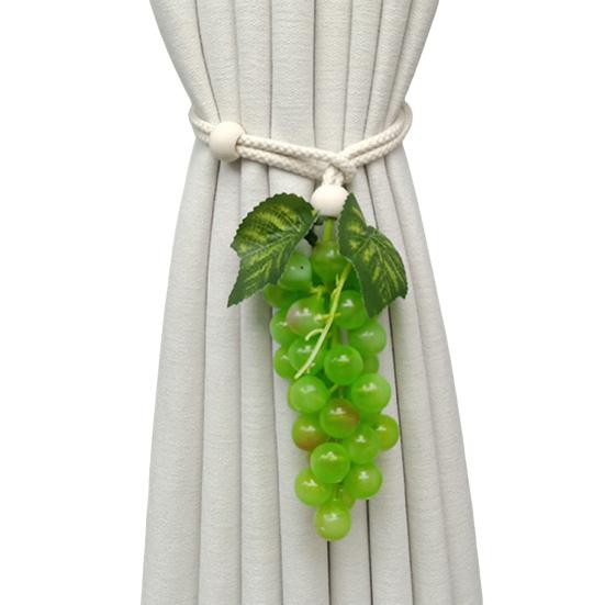 Halloween Pumpkin Curtain Tieback Farmhouse Adjustable Strap Fruit Vegetable Decorative Drape Window Curtain Holder Holdbacks Curtain Accessories