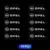 2/5/10pcs Car Logo 3D Metal Stickers Decorative Accessories For Opel OPC Astra Insignia Mokka Zafira Corsa Vectra C D Antara Car FG8