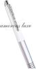 Kuru Toga Advance Upgrade Model Mechanical Pencil Popular and Stylish Mechanical Pencil with Sparkling Clip and Swarovski Crystals White - 'Crysty' -
