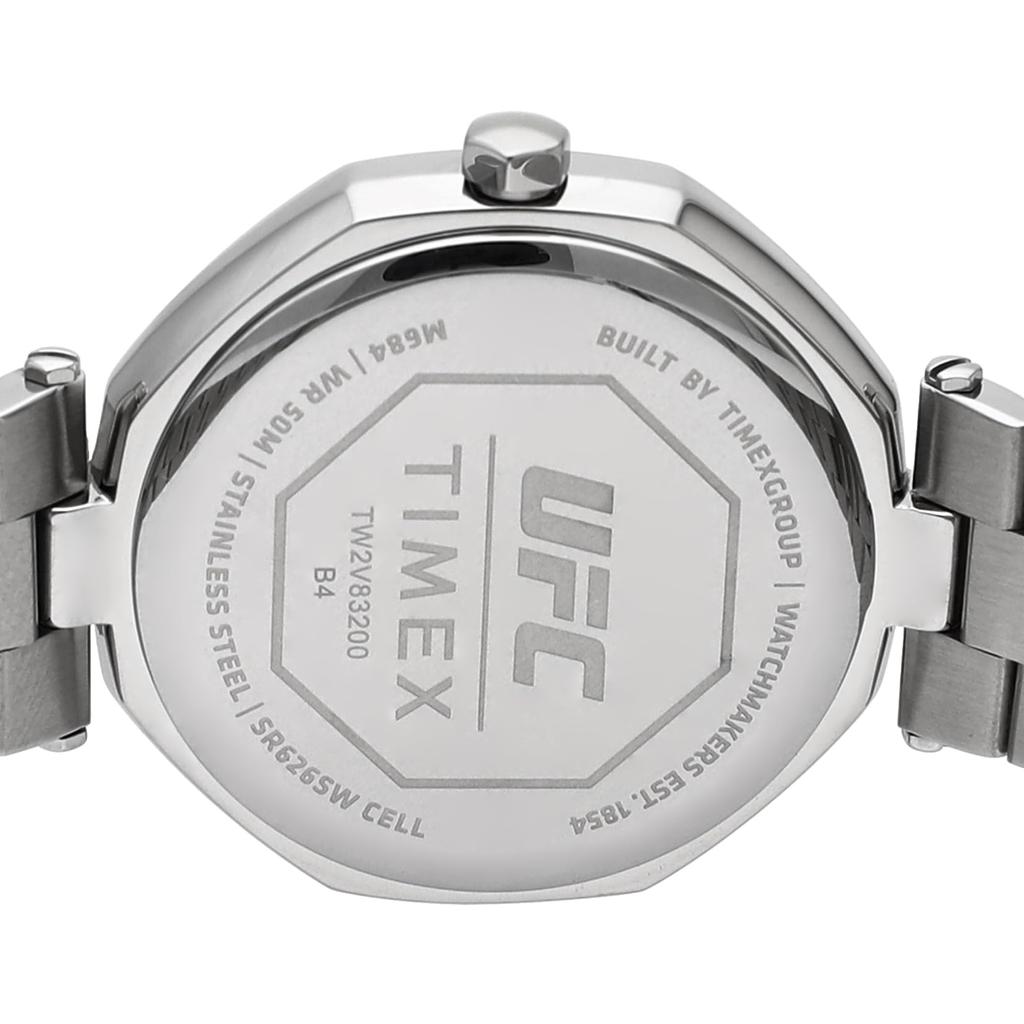 Watch UFC Jewel White Dial Quartz 5 ATM Water Resistant Mineral Glass TW2V83200 Silver [TIMEX] 36.5mm Men's [Item]