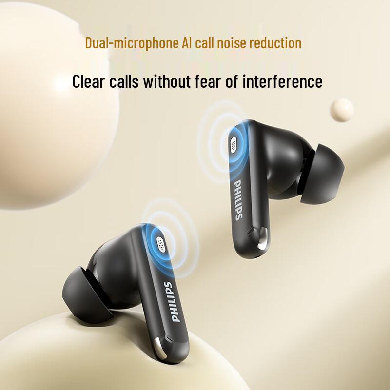 Philips TAT3020 True Wireless Noise-Cancelling Earbuds