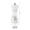Spice Mill Salt and Pepper Grinder Refillable  Shaker Manual Herbs Grinder Adjustable Ceramic Rotor Kitchen Tools