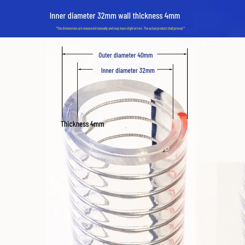 Huiyihui Heavy-Duty PVC Steel Wire Water Hose