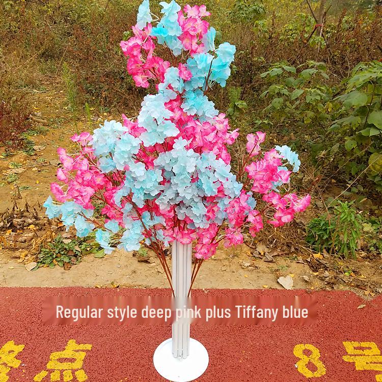 Cherry Blossom Wedding Aisle Runner and Flower Basket Stand