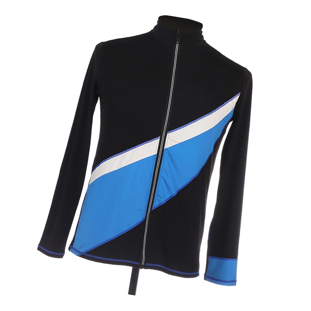 Figure Skating Fleece Jacket Gym Dance Coat Outfit Training Competition - XXS