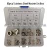 80-Piece Stainless Steel Flat Washer Set