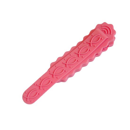 Silicone Bookmark Clip Bright Color Compact Design Portable Unique Book Page Holder Multi-Function Automatic Bookmark