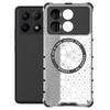 For Xiaomi Redmi K70E 5G/Poco X6 Pro 5G Magnetic Phone Case Honeycomb TPU+PC Back Cover