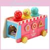 Wooden Educational Kids Toy With Ice Cream Truck Shape For Early Learning Gift