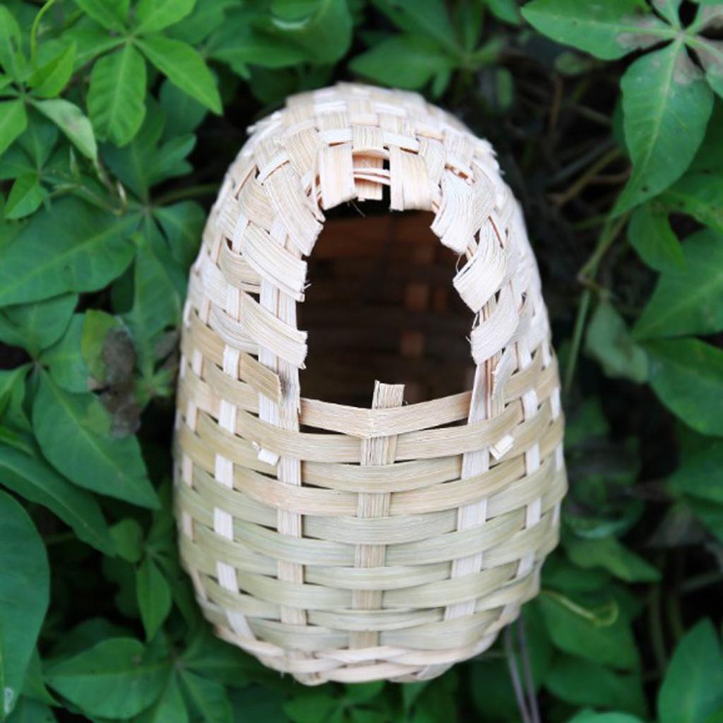 Egg-Shaped Natural Bamboo Birds Nest, Great for Wedding Favors, Party Favors,