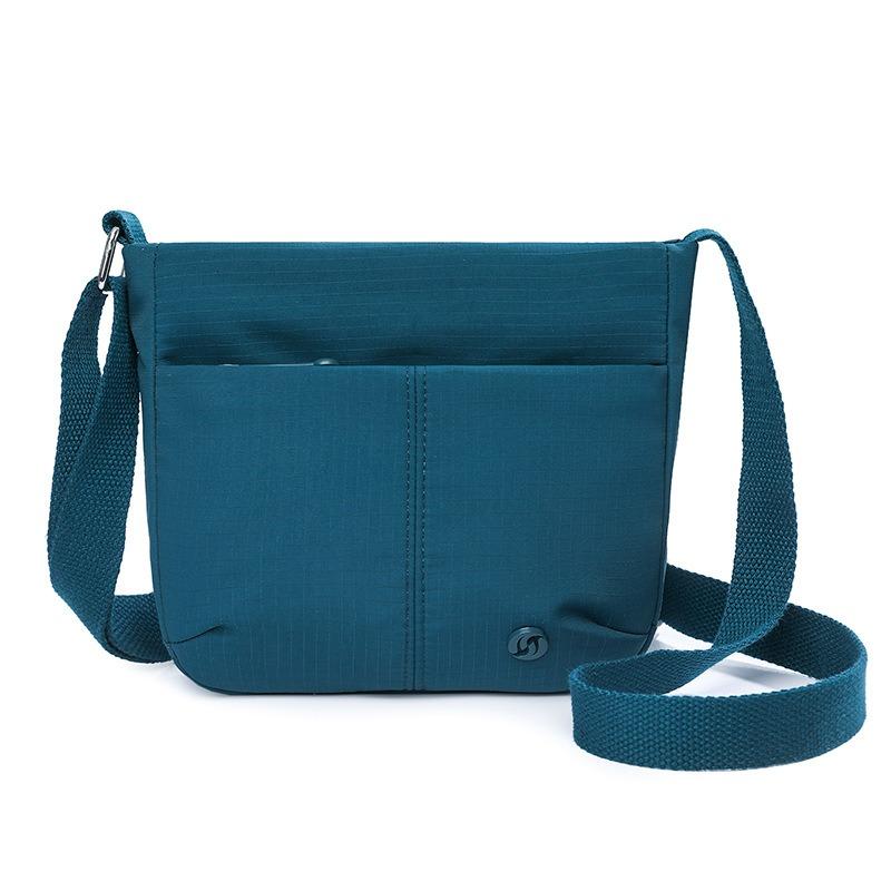 Casual Shoulder Bag New Candy Color Women's Messenger Bag Stylish and Simple Messenger Bag Large Capacity Anti-splashing Cloth Bag