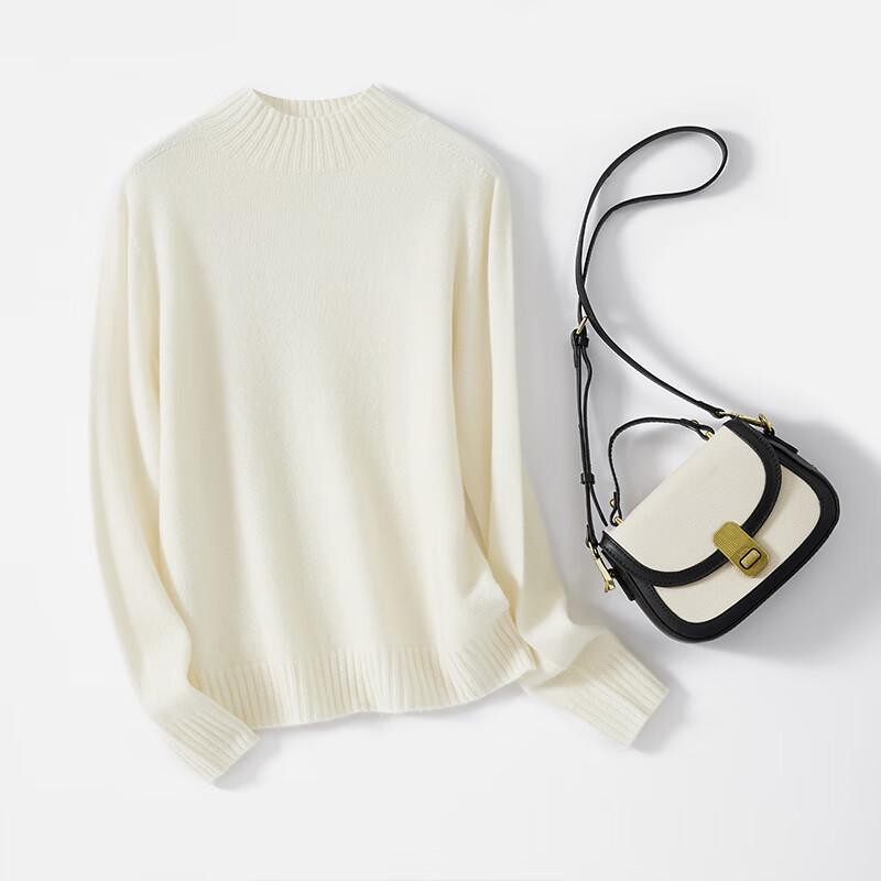 Jinju Women s 100% Wool Mock Neck Sweater XL