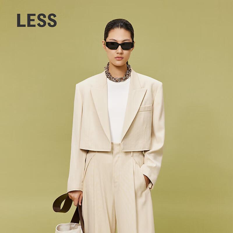 LESS Women s Spring Casual Short Blazer L