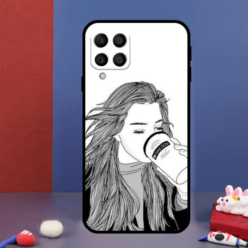OK But First Coffee For Samsung Galaxy M33 M13 M23 M53 M15 M55 M31 M51 M14 M34 M54 M20 M30s M32 M52 Phone Case