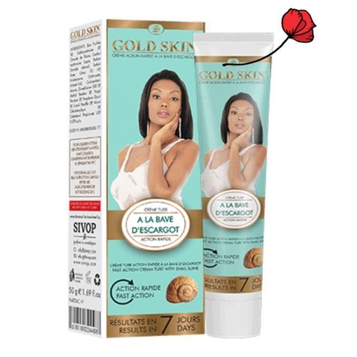 Crème GOLD SKIN ECLAIRCISSANT Clarifiant à la Bave d'Escargot