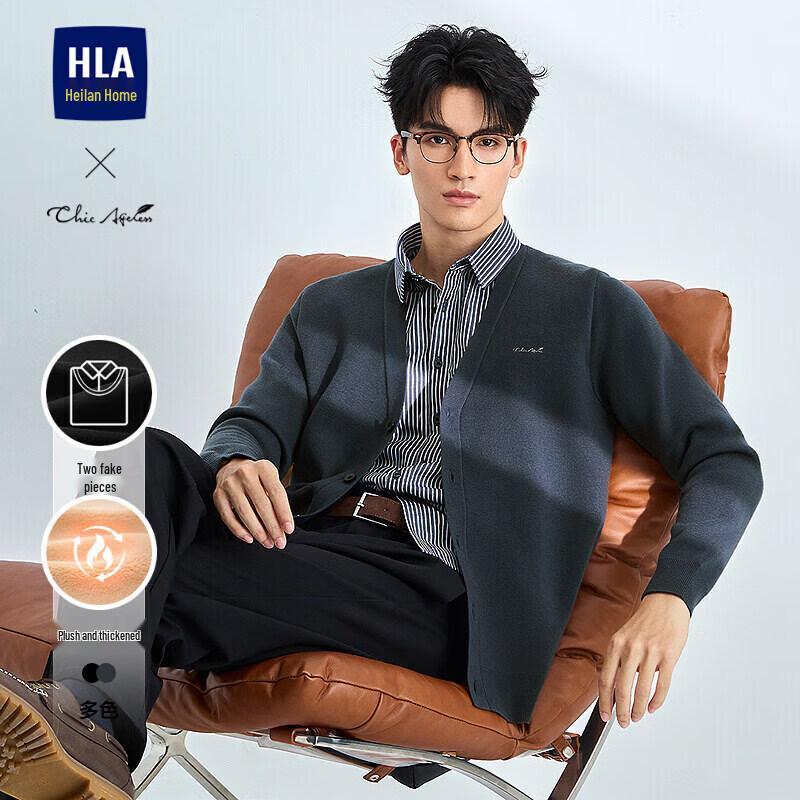 

Мужская термофутболка HLA с двойным воротником и флисовой подкладкой