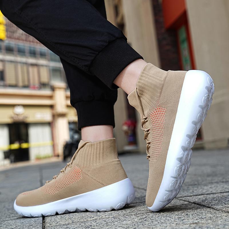 2024 new pattern Socks Running Shoes Women's Sneakers Sports Shoes for Women Man Breathable Casual Elasticity Platform Shoes