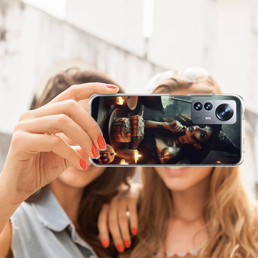 Halloween Moon Witch Horror Phone Case For Redmi Note 13 Pro Plus 14 Pro+ 12S 12 11S 11T 11E 11 10S 10 9S 9 Xiaomi Capa TPU