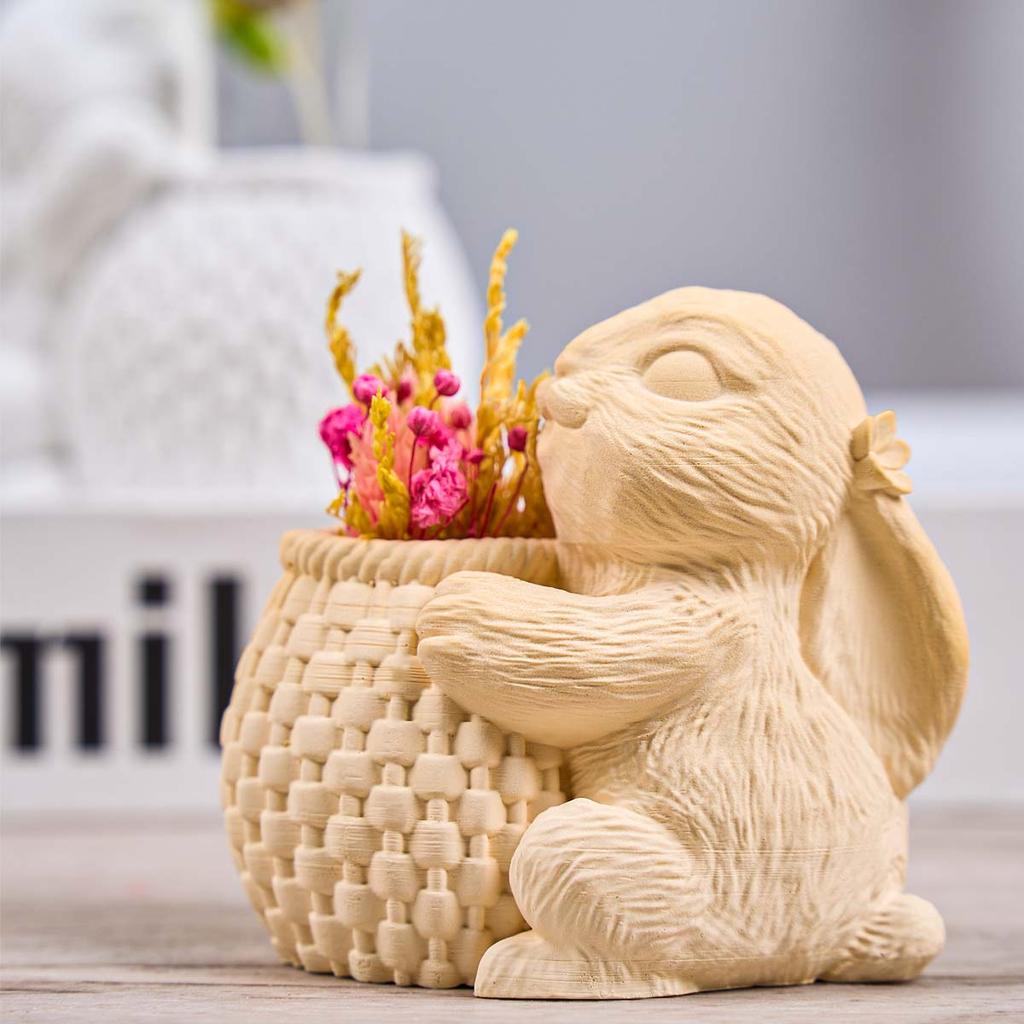Wielkanocny Królik 3D Wazon Hydroponiczny Silikonowa Forma DIY Koszyk Zwierzęcy Królik Szklana Rurka Doniczka Formy Gliniane Gips Żywica Rękodzieło